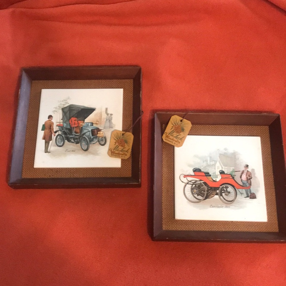Antique Genuine MaLeck Tile Antique car pictures